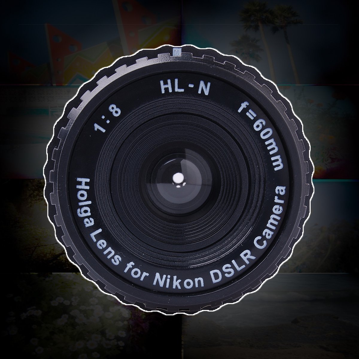 Amazon.com : Holga 60mm f/8 Lens for Nikon DSLR (Black) : Slr